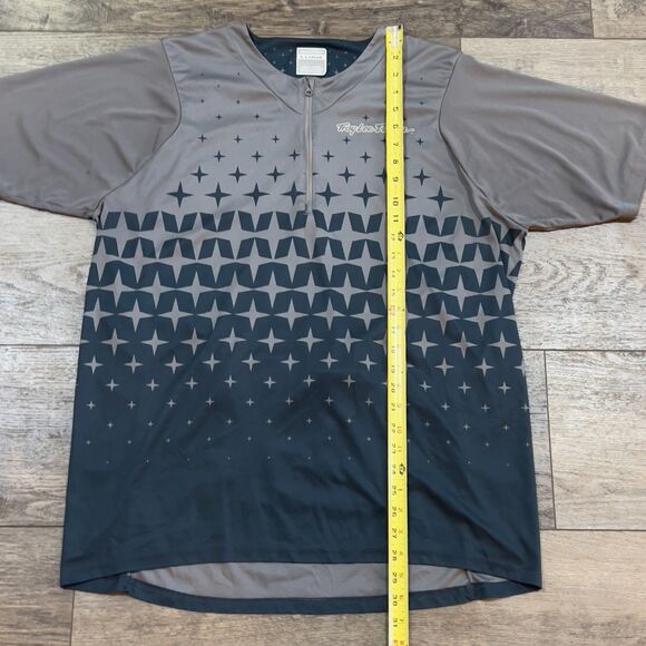Troy Lee Designs Terrain Megaburst Bike Jersey Stone/Black BMX/Downhill/MTB XL - Picture 8 of 9